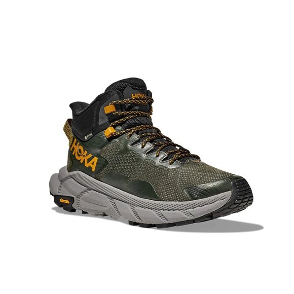 Hoka One One Trail Code GTX 1123165 DBAV Men's GREEN Hiking Shoes Boot Size 13 - Picture 15 of 16